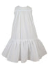 Little Things Mean A Lot Baby Girls White 20 Inches Ruffle Baptism Slip 3-24M - SophiasStyle.com